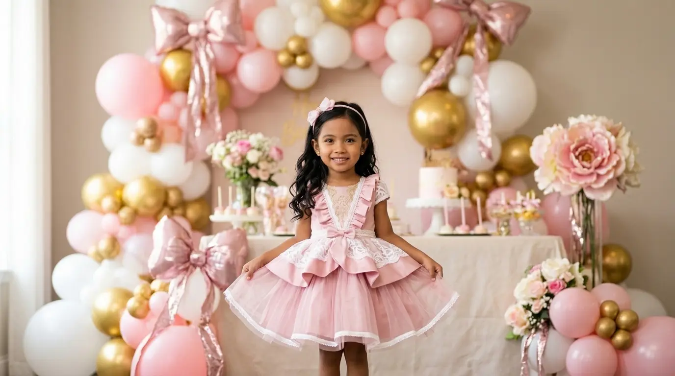 Birthday invitation website theme preview
